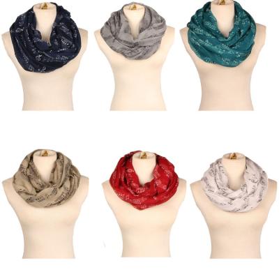 China 2020 Soft Sleek Feeling Women Men Wholesale Simple Squishy Travel Scarves Infinity Scarf for sale