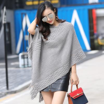 China European and American street direct jacquard shawl fashion factory ladies split thick coat warm outside for sale