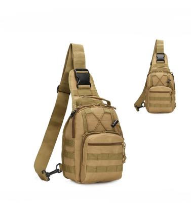 China Waterproof Tactical Sports Bag Camping Hiking Waterproof Outdoor Military Chest Bag Tactical Sling Bag for sale