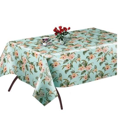 China Hot Selling Waterproof PVC Tablecloth For Outdoor Party Waterproof And Oil Proof Printed PVC Tablecloth Dining for sale