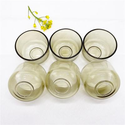 China Sustainable good quality and low price6-piece Lead Free Glass Water Cup Customizable Water Mug for sale