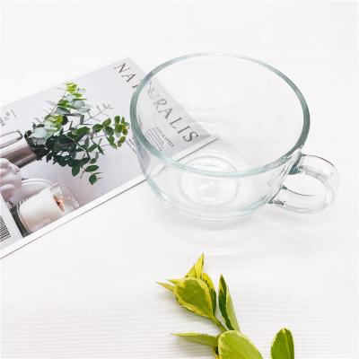 China Viable Professional Manufacturing Simple Cheap Simple Transparent Milk Glass Cup for sale