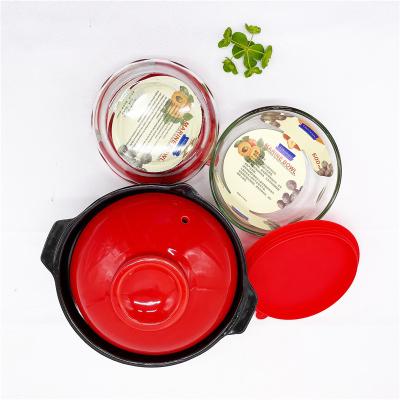 China Good Quality New Arrivals Sustainable Casserole Bowl Set Restaurant Pots Fresh-Keeping Casserole for sale