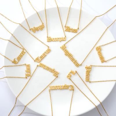 China Wholesale Casual / Sporty Silver Gold FREE CUSTOMIZED Stainless Steel Zodiac Necklaces For Ladies for sale