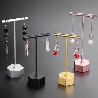 China Men's and women's jewelry shelf storage shooting rack jewelry props earring display frame and storage earring shelf display for sale