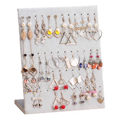 China High Quality Jewelry Display Rack Pilou Earrings Necklace Display Rack L-Shaped Earrings Display Board Jewelry Display Props for sale