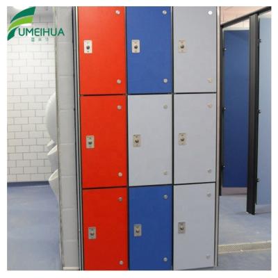 China Raincoat ; fire retardant ; sustainable ; easy to clean hpl safe locker compact laminate gym strong locker etc. for sale