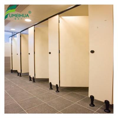 China Easy to clean; raincoat ; 12mm Waterproof Moisture Proof High Pressure Laminate HPL Panel Waterproof Wooden Toilet Compartment Partition Price for sale