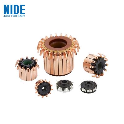 China Hook Type Commutator For Micro Motor 0.03% / 0.08% Silver Copper Customized for sale