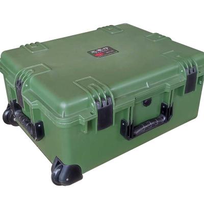 China IP67 Large Hard Plastic Waterproof Military Storage Transport Equipment Case Crate With Wheels M2720 for sale