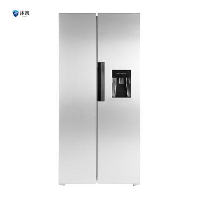 China Hotel 440L Home No Frost A+ A++ Bottom Freezer Two Door Refrigerator Double Door Fridge Refrigerator With Water Dispenser for sale