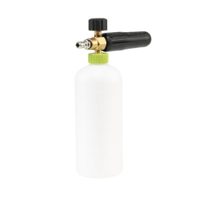 China 2022 PP/Brass XUNCHI Car Wash Soap Spray Gun High Pressure Barrel for sale