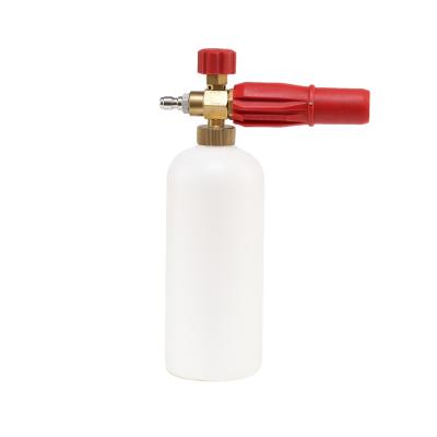 China PP/brass XUNCHI High Pressure Foam Lance Gun Cannon Bottle for sale