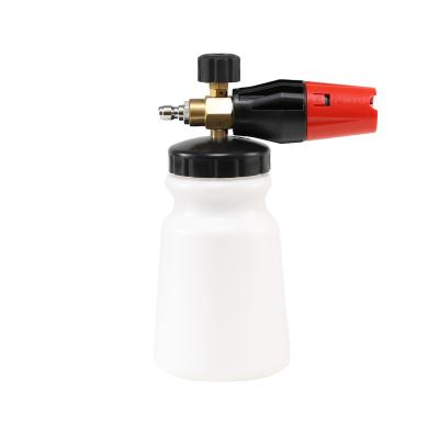 China PE/Brass XUNCHI Car Wash Soap Sprayer Snow Foam Cannon High Pressure Lance for sale