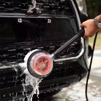 China PP Auto Spin Car Cleaning Brush For Car And Truck Wash Rotary Brush With Series Adapter for sale