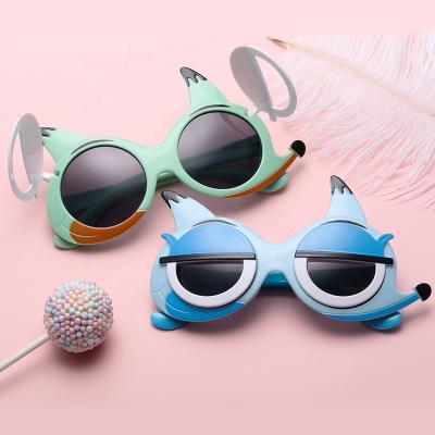 China Fox Polarized Sun Glasses Funny Polarized Silicone Glasses for Boys and Girls Wholesale UV Fashion Child Novelty Kids Sunglasses Les 400 for sale