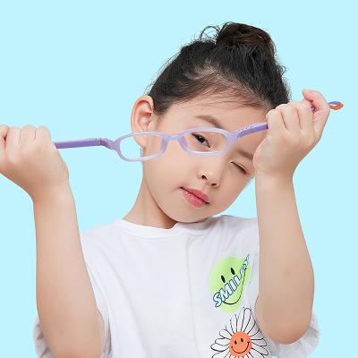 China For use /daily sight silicone TR90 reading eyeglass /gaming /daily sight blue light blocking blue light blocking UV400 children computer glasses anti blue light for boys and girls for sale