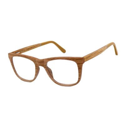 China For Reading Glass New Arrival Wooden Bamboo Frames Optical Glass Eyeglass for sale