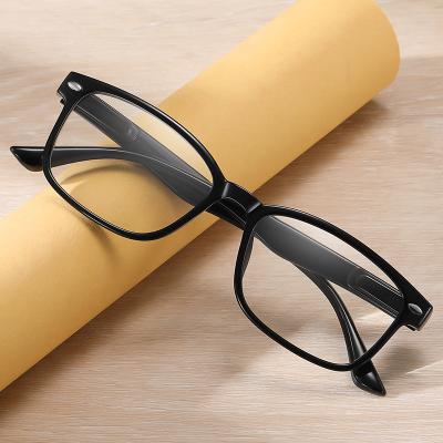 China Anti Ray Reading Glasses Full Frame Classic Vintage Men's Square PC Computer Blue Glasses Anti Ray Reading Glasses Blue Light Blocking Reading Glasses for sale