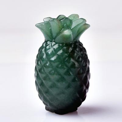 China High Quality Crystal New Style Pineapple China Calcite Crystal Carvings For Pineapple Yellow Pineapple for sale