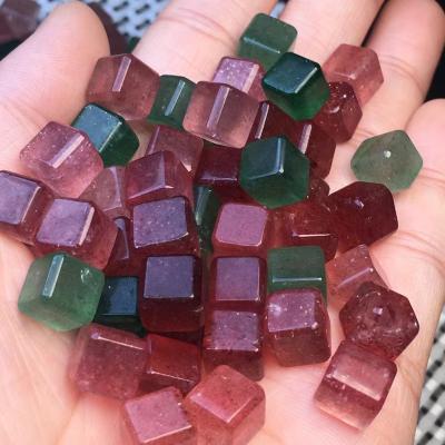 China China Factory International Strawberry Crystal Cubes Strawberry Crystal Sugar For Wholesale for sale