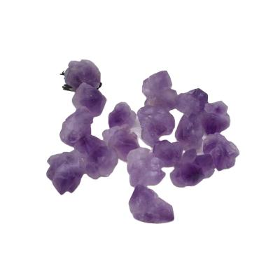 China Natural China Tooth Gemstone Amethyst Flower Stone Crystal Quartz Flower Purple Geode for sale