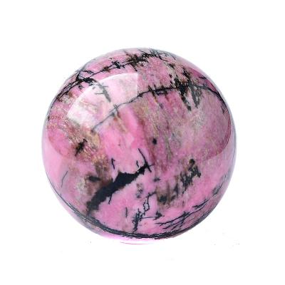 China Europe Wholesale Goods Natural Rose Ball Crystal Ball Sphere Healing Stone For Home Decoration for sale