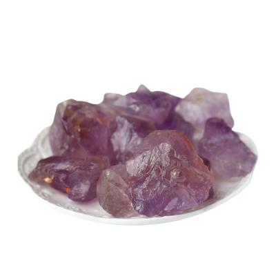 China China Most Popular Natural Necklace Pendant Crystal Crafts Amethyst Raw Stone for sale