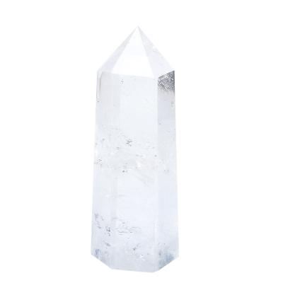 China China Beauty Creativity Healing Hot Selling Natural Decompression Decorate Crystal Column White for sale