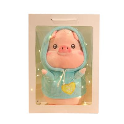 China Quality Assurance Handmade Elastic Pig Animals Plush Stuffed Toy for sale