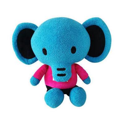 China Elephant-Plush-Toy-Wholesale Blue Legged or Customized Color Handmade Long for sale