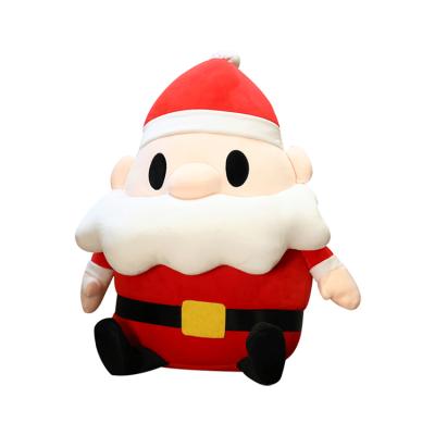 China Customized Handmade Tough And Durable Santa Christmas Stuffed Toy Plush Toy for sale