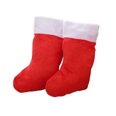 China Handmade cheap prices very well texture Christmas furry traditional bulk stocking for sale