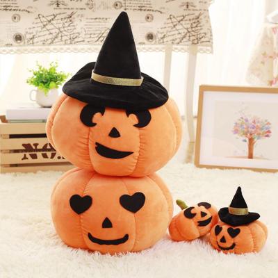 China 2021 Handmade China Customized Sizes Gently Smell Anti-pilling Halloween Pumpkin Plush Toy for sale