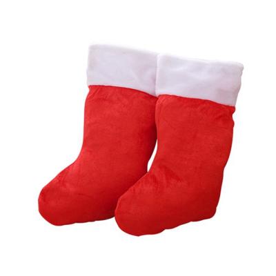 China Quality Guarantee Handmade Luxury Modern Design Plain Christmas Stocking for sale