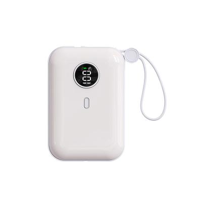 China PD22.5W Universal Power Bank Schnellladung mit eingebautem PD20W Typ C Kabel zu verkaufen