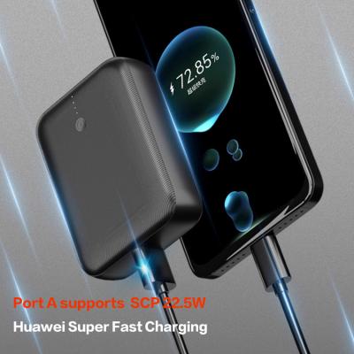 China Portable Mini Power Bank Super Fast Charging 10000mAh 21700 With ABS Shell for sale