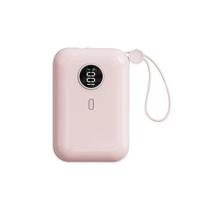 China Compatibilidad universal Mini Power Bank con cable de relámpago en venta