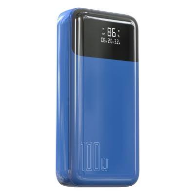 China 25000mAh Lithium Polymer Power Bank USB-Ladung mit 65W Typ-C1 30W Typ-C2 Ausgang zu verkaufen