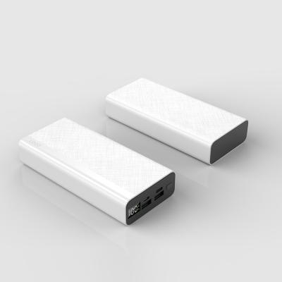 China ABS resistente a incêndio PC Power Bank Carregamento rápido OEM Power Bank 20000mAh à venda