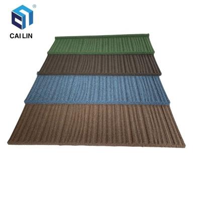 China Modern Self Interlocking Tile Economical Wholesale Stone Zinc Color Factory Coated Metal Shingle Roofing Tiles and Accessories for sale