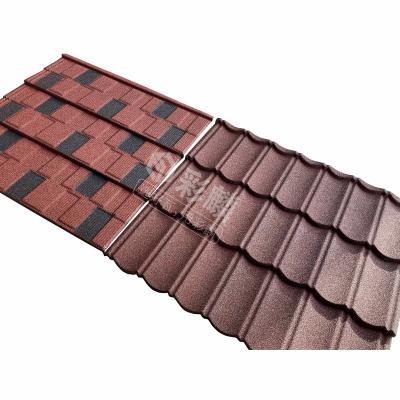 China Modern Galvalume Aluminum Galvanized Sheet Color Stone Coated Acrylic Resin Glue Galvanized Roofing Tiles Sheet Shape for sale