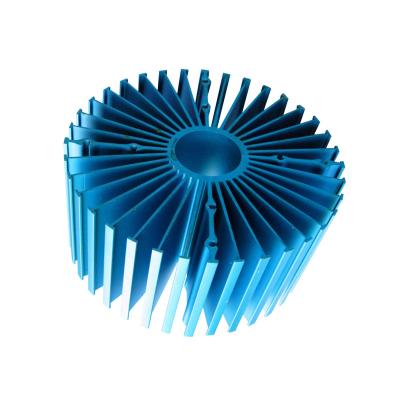 China Decorations Heat Sinks Small Cylindrical Circular Customize Extruded Aluminium Profiles for sale