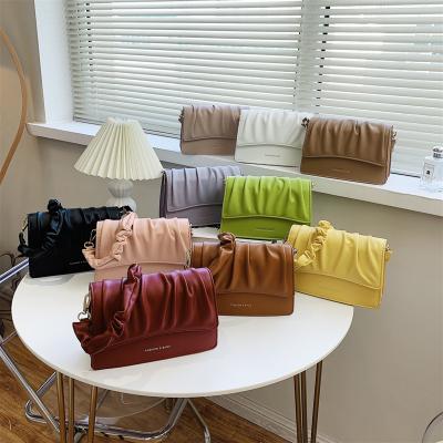 China Border Bustle Hot Selling Products Messenger Bags Women Shoulder Bag Folded Western Armpit Bag for sale