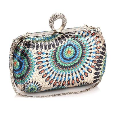 China Polyester New Launched Wholesale Handbag Women Clutch Evening Party Products Chic Style Dinner Bags for sale