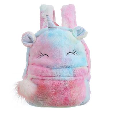 China Breathable Wholesale Products For Girls With Unicorn School Bags Cartoon Plush Toy Backpack for sale