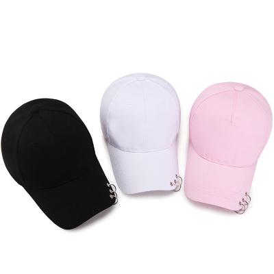 China 2021 plain JOINT Logo Baseball Caps custom made pierced unisex for women JOINT striped baseball cap adults for sale