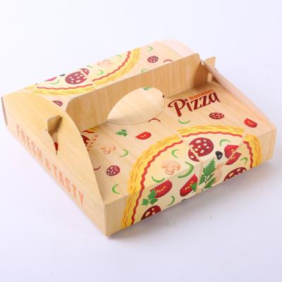 China 4/6/8/10/12/14/18/22/24 Inch Disposable Pizza Slice Box Custom Pizza Box Colorful Printing Environmental Pizza Take Out Packaging Box for sale