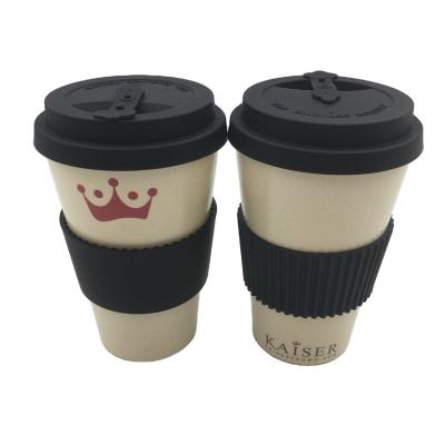 China Sustainable Eco-friendly Wholesale Reusable Buy High Quality  crown printed Bamboo Fiber Cups And Coffee Mugs for sale