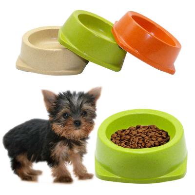 China Sustainable Square shape light weight easy to clean biodegradable anti-slip colorful bamboo fiber cat bowls pet bowls dog bowls for sale